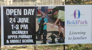 banner with ropes and eyelets