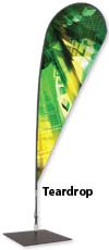 Teardrop flag